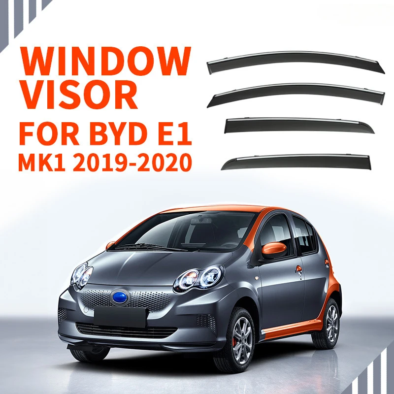 

Fit For BYD E0 2019-2023 F0 2015-2022 Deflectors Rain Smoke Window Visor Wind Vent Awnings Shelters Accesseries