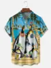 Hawaii Men's Shirt 3D Print Funny Cartoon Animal Short-sleeved Tops Summer Casual Men's Clothes Street fashion shirt for boys 4
