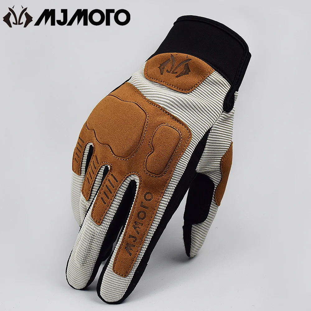 Dirtpaw Race-guantes de Motocross transpirables para adultos, color negro y marrón, para verano, ATV, MX, UTV, BMX, todoterreno