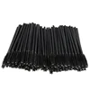 Wholesale 200 PCS Disposable Eyelash brush Mascara Wands Spoolies for Eye Lash Extension, Eyebrow and Makeup (Black&Rose red) 4