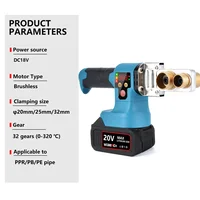 Cordless Hot Melt Machine Electric PPR Water Pipe Melter Plastic Welding Machine Max 320° For Makita 18V Battery 2