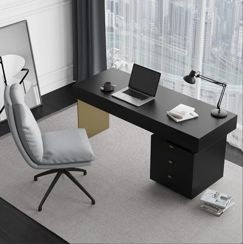 Desk Nordic style simple modern study lightweight computer chair combination