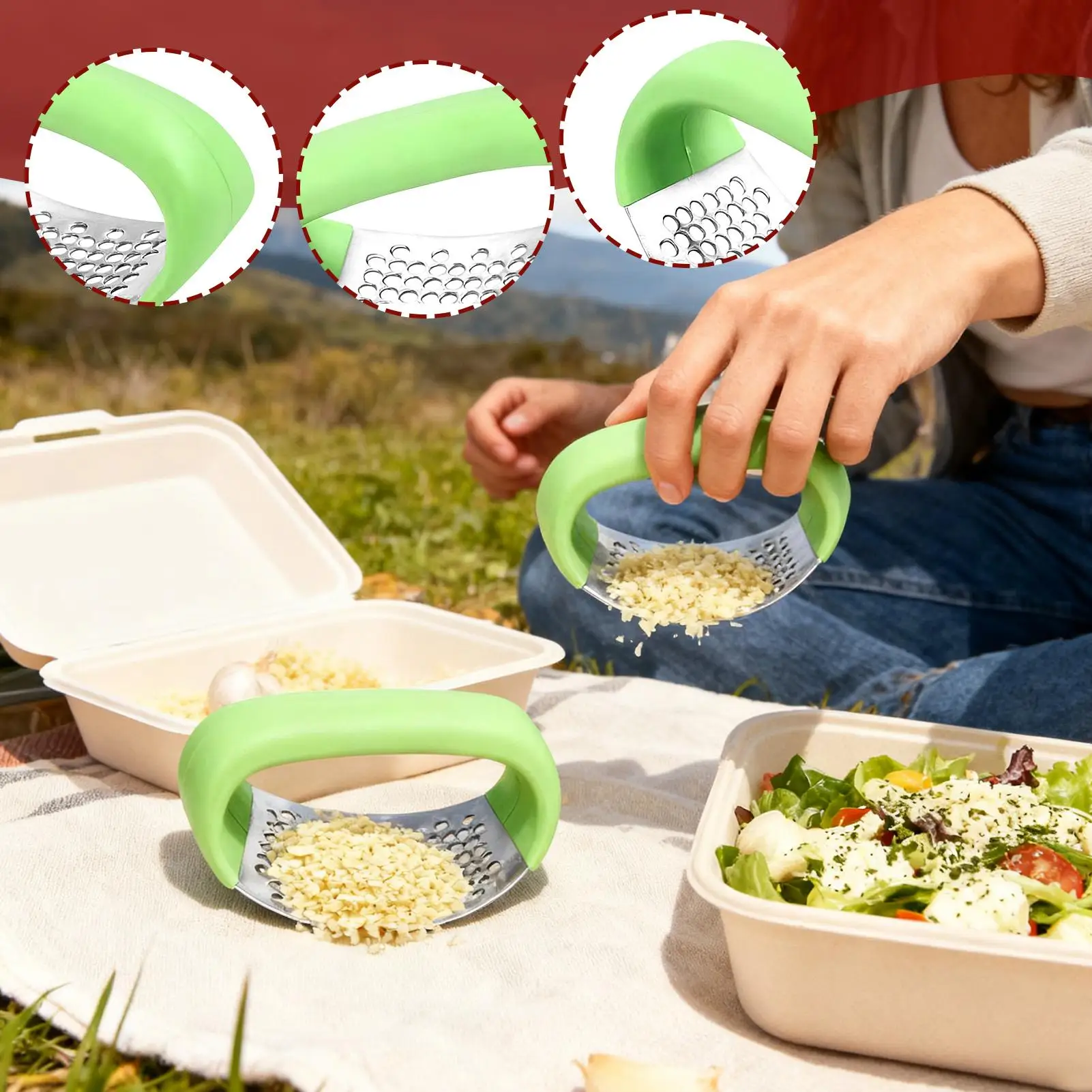 New Stainless Steel Garlic Press Heavy Duty Rust-Proof Ginger Crusher & Rocker For Kitchen, Restaurant, Home, Easy Squeeze 7 küchexyz.de Sd0954cb154454a7585bb4db1dabe245dQ küchexyz.de Best Price | Fast Delivery |Quality Product New Stainless Steel Garlic Press Heavy Duty Rust-Proof Ginger Crusher & Rocker For Kitchen, Restaurant, Home, Easy Squeeze