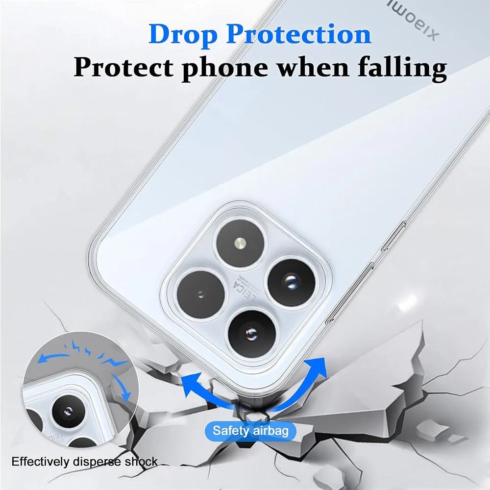 Ultra Thin Crystal Clear Silicone Phone Case Cover