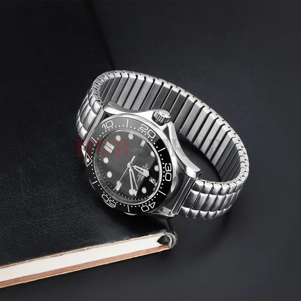 Stainless Steel Stretch Expansion Watch Band - Universal Metal Elastic Strap