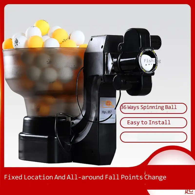 Ping Pong Robot With Multi-rotation Multi Drop Points Table Tennis Automatic Ball Machine Pitching Machine Ball Server