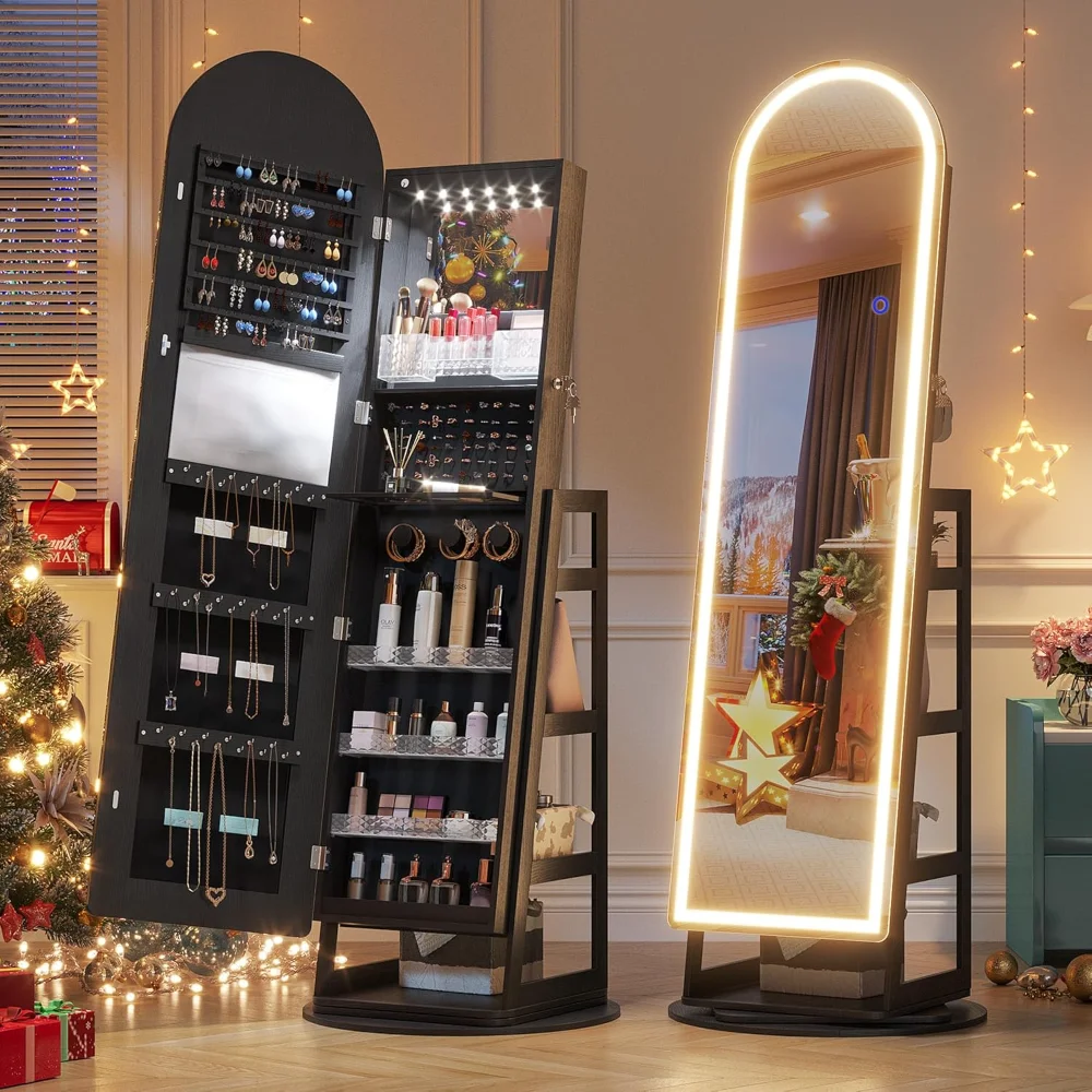 Ljustra LED Mirror Jewelry Cabinet