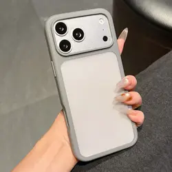 Ultra - Durable Transparent Shockproof Phone Case with Crystal Clarity - iPhone 15 Plus (GRAY)