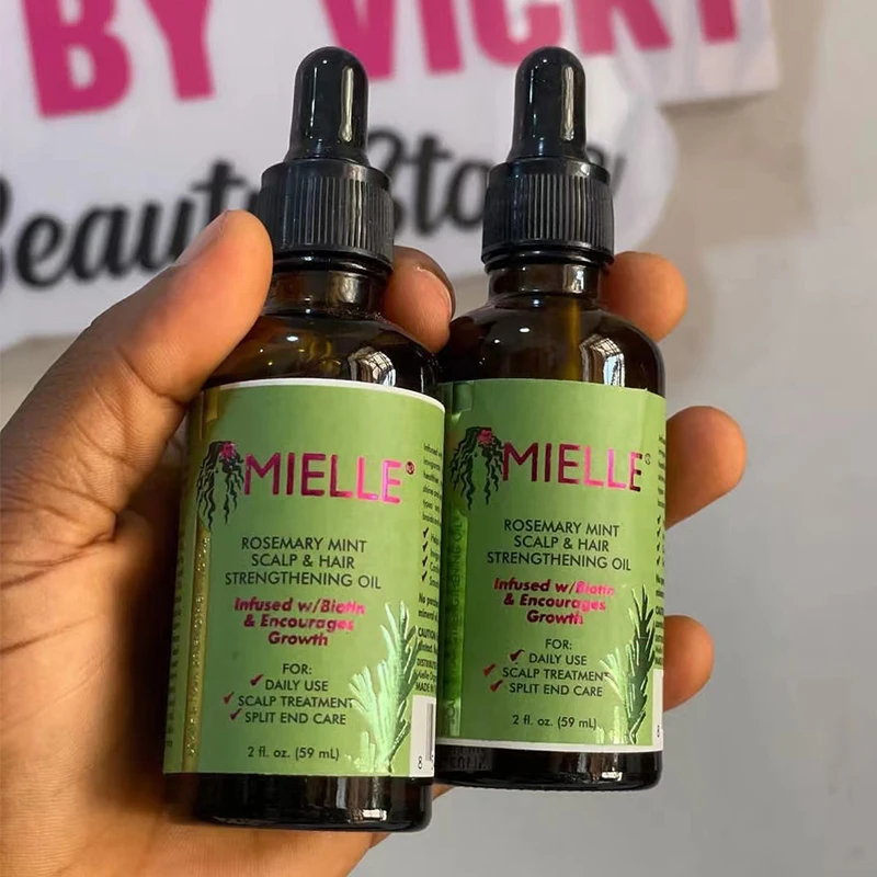 MIELLE Hair Growth Rosemary Mint Split Ends Dry Nourishing Treatment Bald Strengthening Anti Loss Essential Regrowth Hair Mask