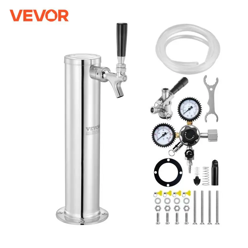 Premium Stainless Steel Kegerator Beer Tower Kit