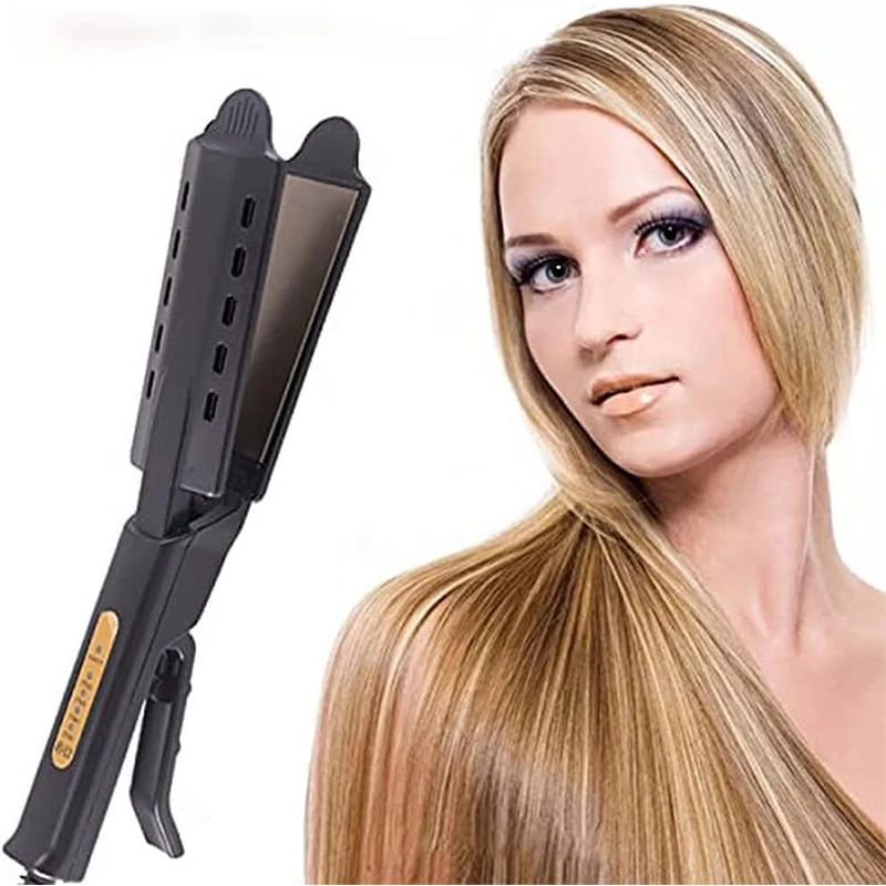 High Quality Professional Steam Straightener Salon Women'S Styling Tool Portable Ceramic Coated Steam Straightener 6