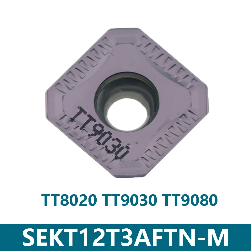 

SEKT 12T3 AFTN SEKT12T3AFTN-M TT8020 TT9030 TT9080 Milling Carbide Inserts Lathe Cutter SEKT12T3 Turning Tool Original 10pcs/box