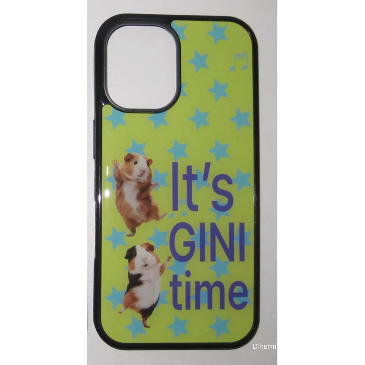 Dancing Guinea Pig Star Mint Blue Phone Case