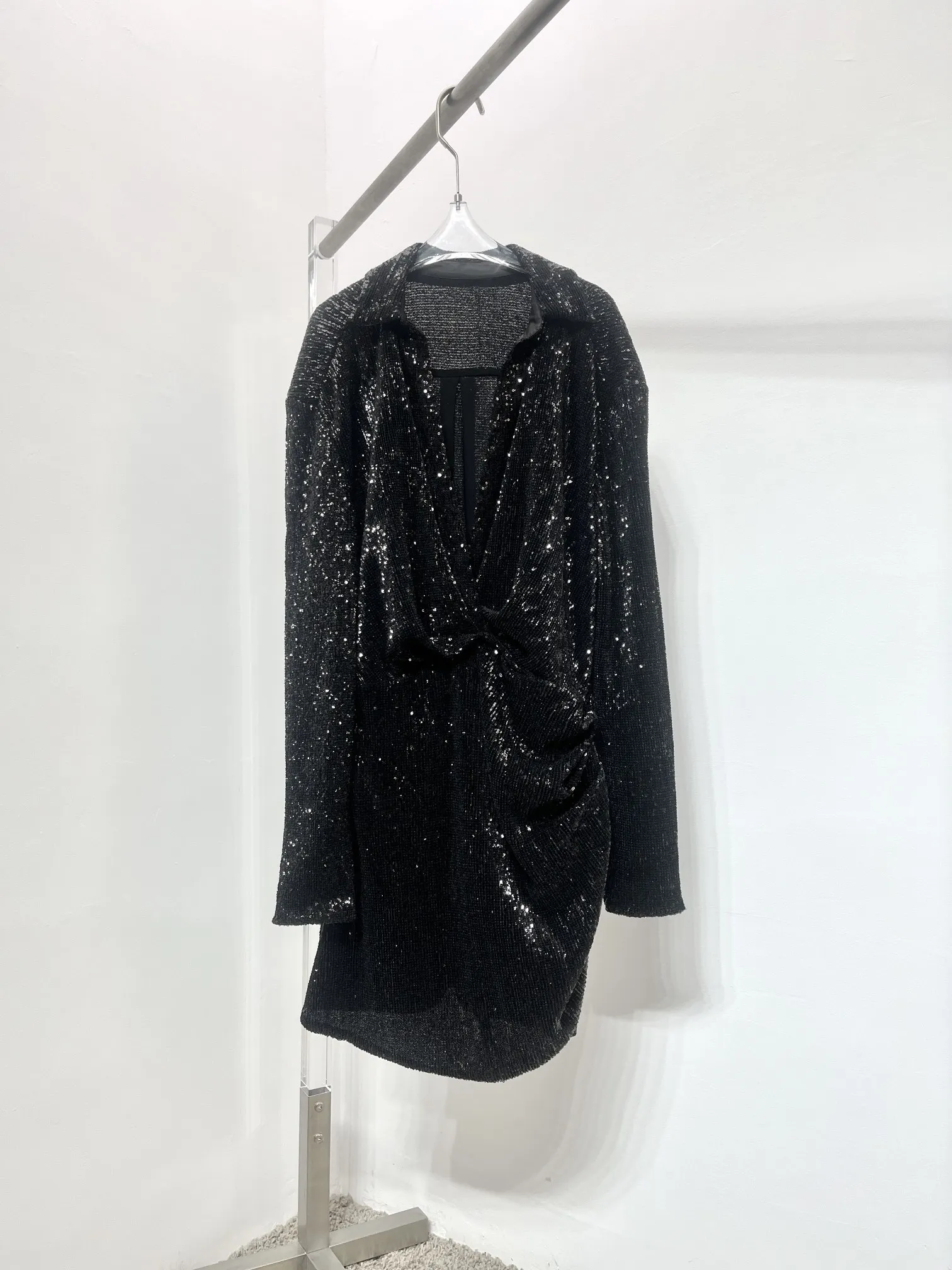 

2023 Women's Clothing Sequins fabric dress
