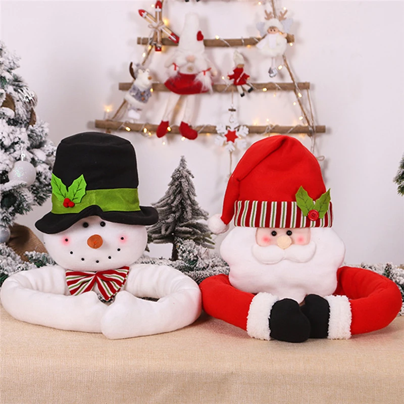 Description Picture 3 of itemSnowman Santa Claus Christmas Doll Christmas Tree Top Decoration New Year Festival Decoration Atmosphere Decorations Supplies