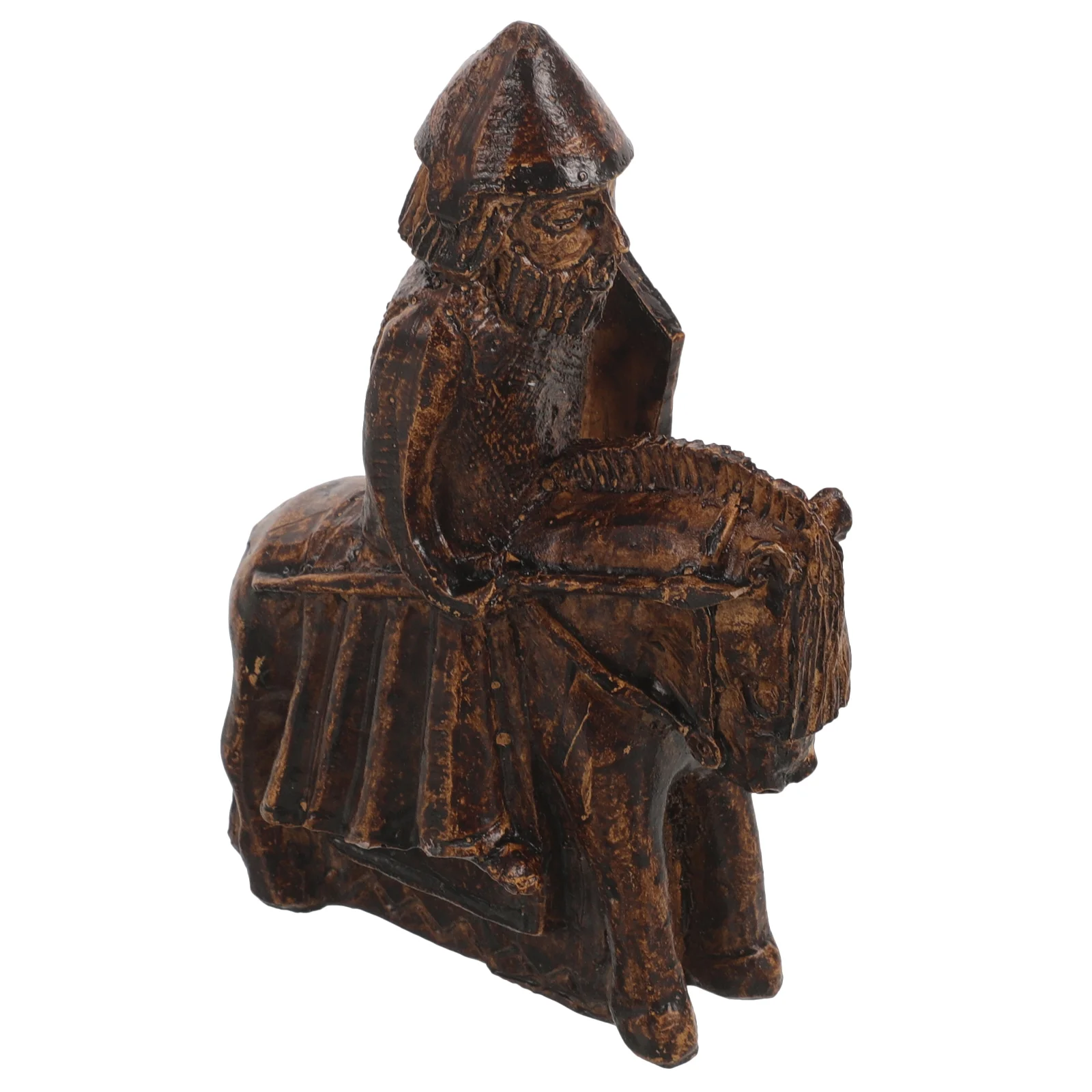 

Stone Warrior Sand Table Knight Statue Resin Craft Decor Car Easter Island Ornament Desktop Decoration DIY Rock Zen