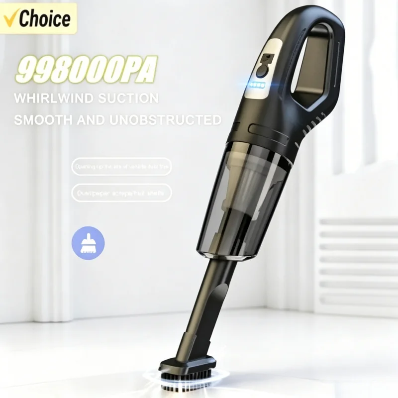 Wireless Handheld Vacuum Cleaner Strong Suction USB Rechargeable Portable Mini Vacuum Cleaner for Car Home Pet Hair Cleaning 1