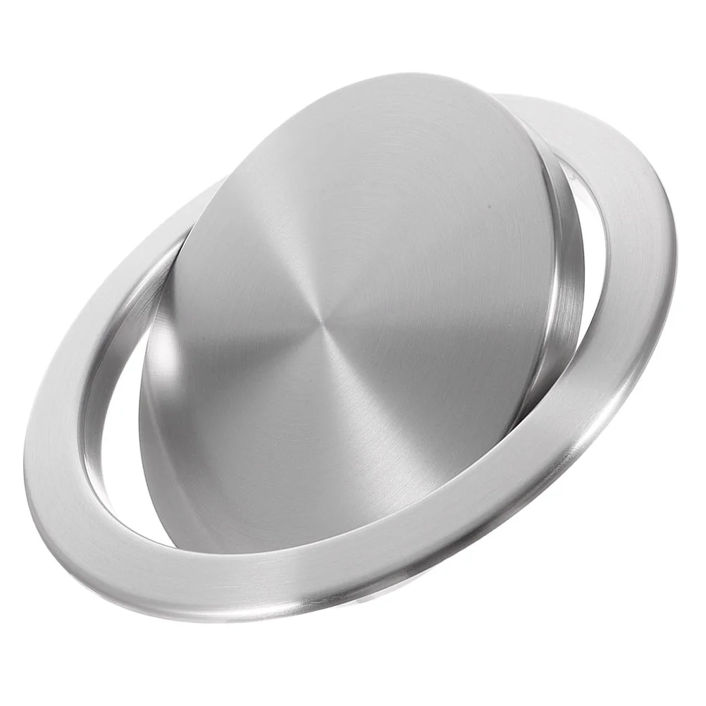 

Countertop Trash Can Lid Garbage Flush Cover Recessed Bin Bucket Swinging For Tabletop Kitchen Supply Waste Lids