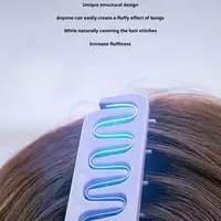 Peigne texturisant pour hommes, peigne de coiffure à Texture moelleuse antidérapante pour hommes, outil de levage des racines de peigne à Texture volumisante pour Salon 5