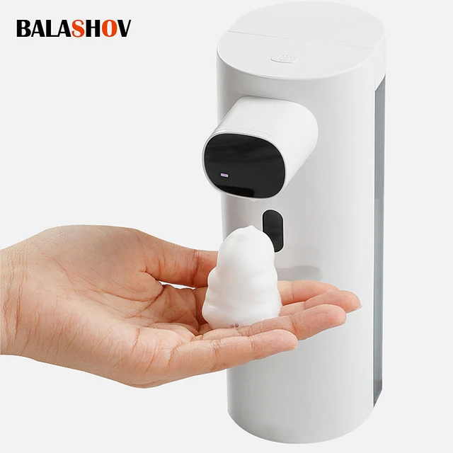 Dispensador de jabón con Sensor automático, máquina dispensadora de jabón  líquido sin contacto, impermeable, USB, Foy Home - AliExpress