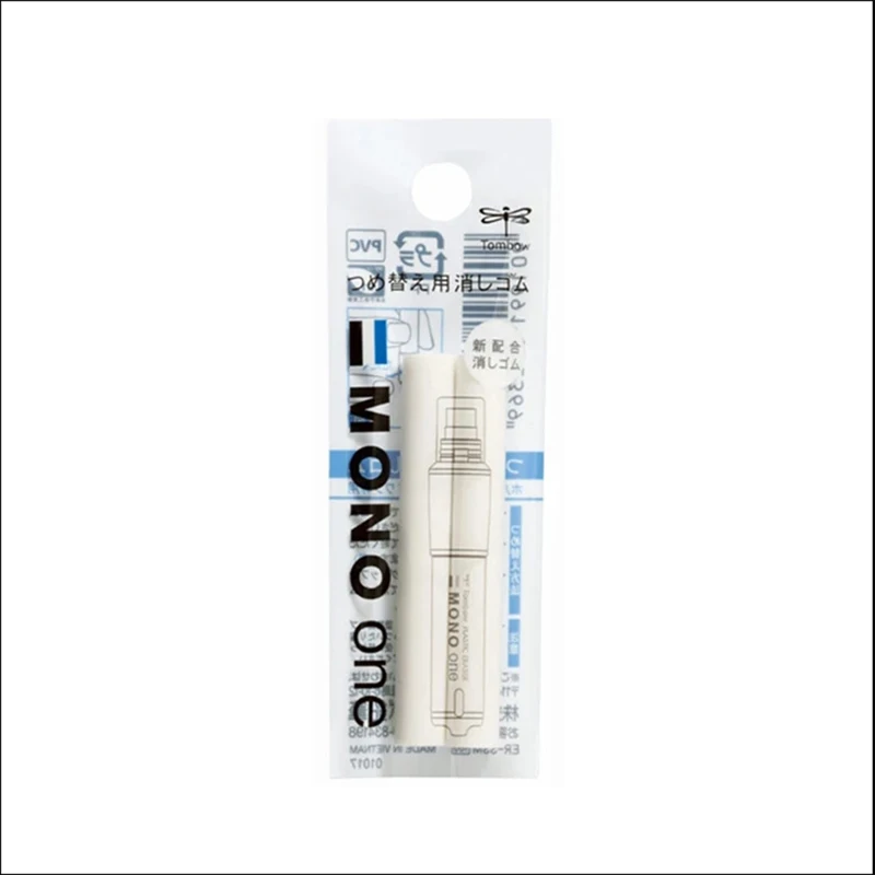 LifeMaster 일본 TOMBOW MONO 원 홀더 지우개 립스틱, 10 주년 기념 한정 메탈릭 바디, 강한 닦기 EH-SSM