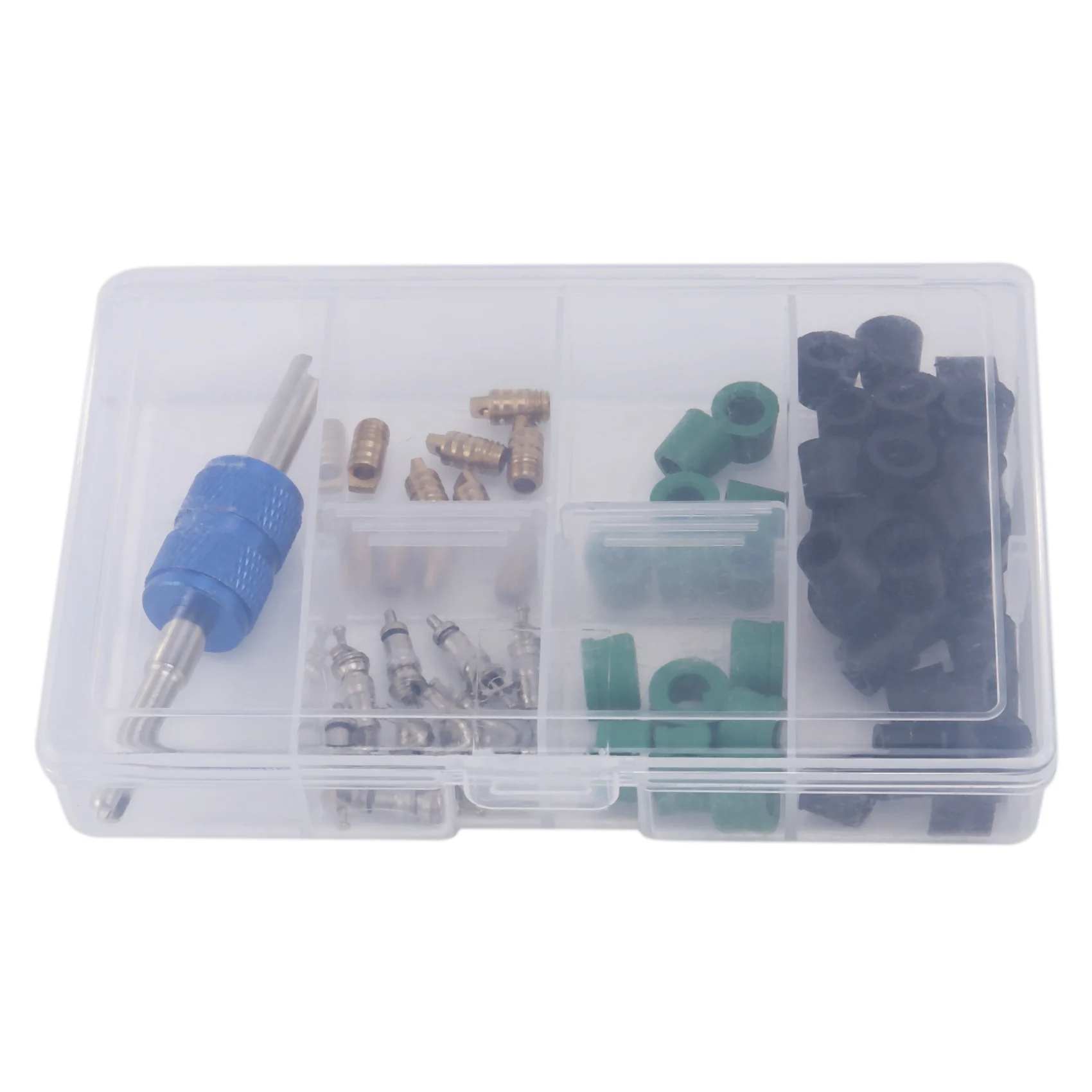 

71Pcs A/C Air Conditioning Valve Core R12 R134A Refrigeration Valve Core R12 / R134A AC Master Valve Core Repair