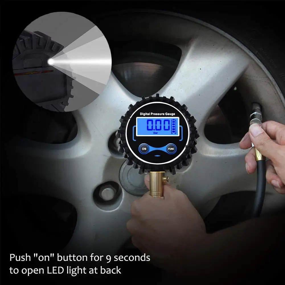  Ÿ̾    LCD , ڵ Ʈ ̿ LED  , 0-200PSI