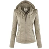 Winter Faux Leather Jacket Women Casual Basic Coats 2022 Ladies Basic Jackets Waterproof Windproof Coats Female Ropa de Mujer 4