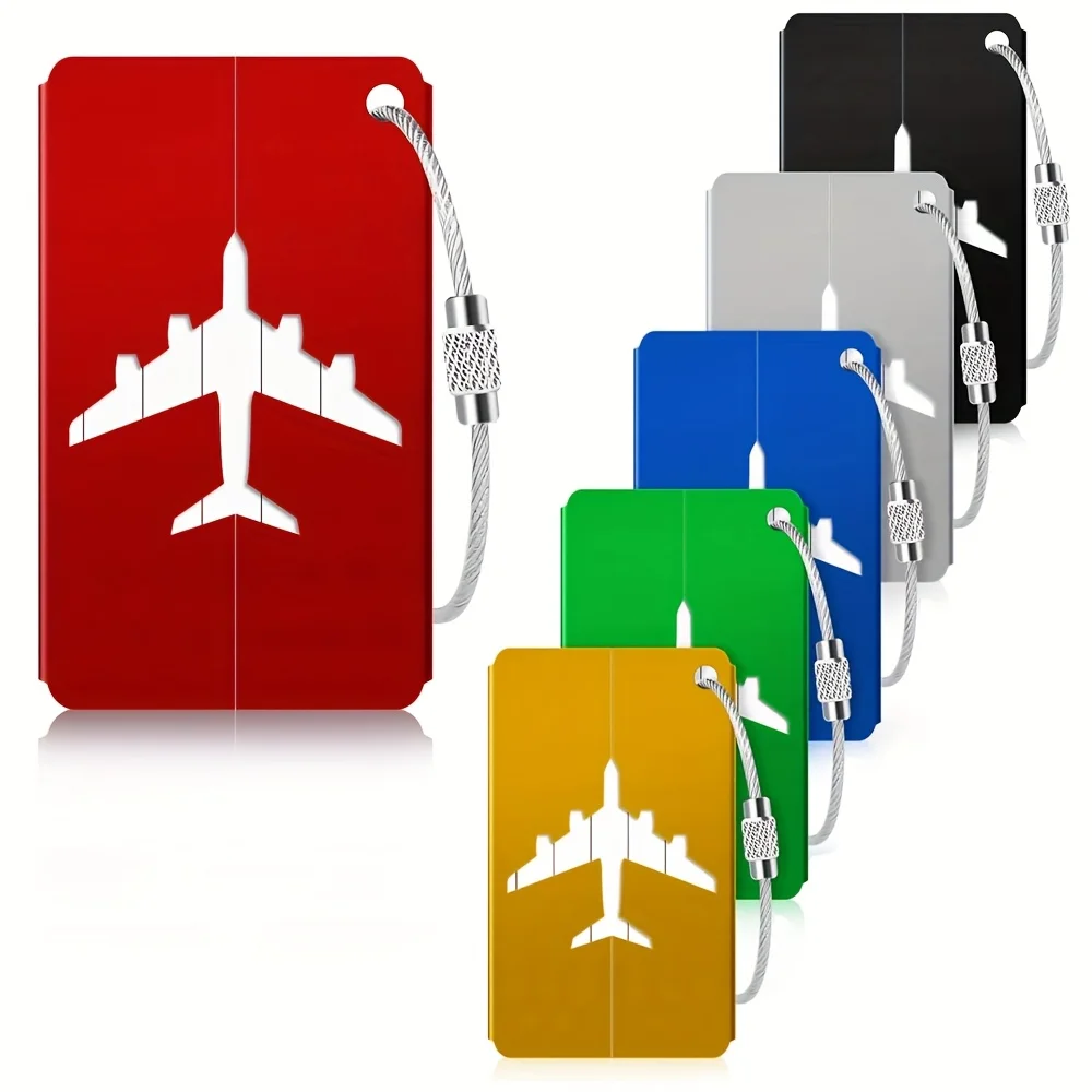 Aluminum Luggage Tags with Address Label
