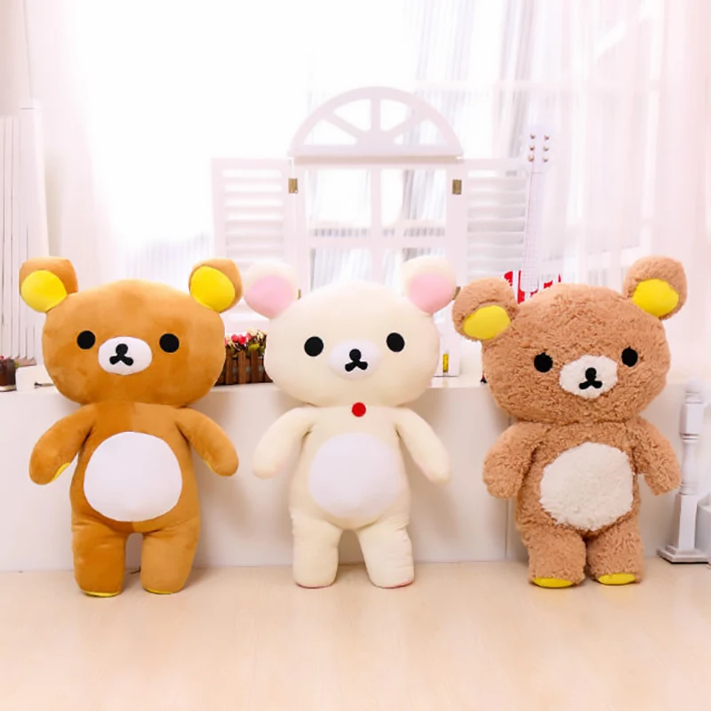 5 Size Rilakkuma Plush Toy Kawaii Bear Soft Animal Sofa Pillow Girl Room Decorations Birthday