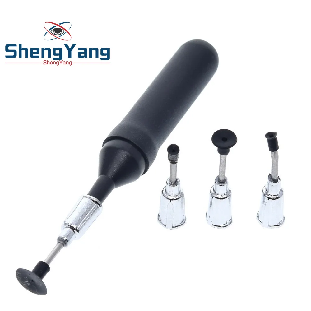 TZT 1/2/5 Stück SMD IC Vakuum-Saugstift-Picker Pick Handwerkzeug 4 Saugkrümmer für MT-668 oben