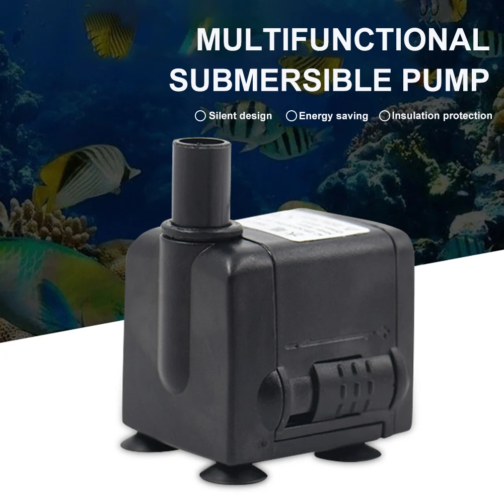 Pompe Submersible Ultra silencieuse pour Aquarium 3W/4W/5W/6W