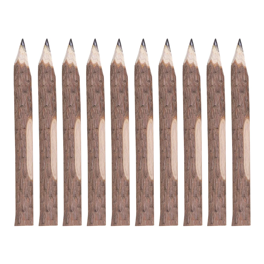 10 Pcs Wooden Pencil Friends Gift Students Drawing Pencils Short Artist Long Writing for