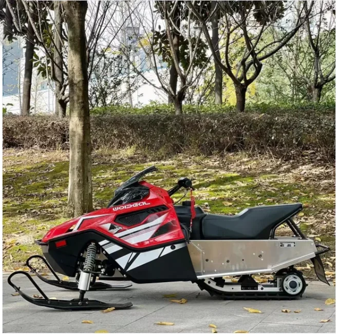 4 Stroke 300cc Chinese Kids Children Snowmobile Gasoline Snowscooter