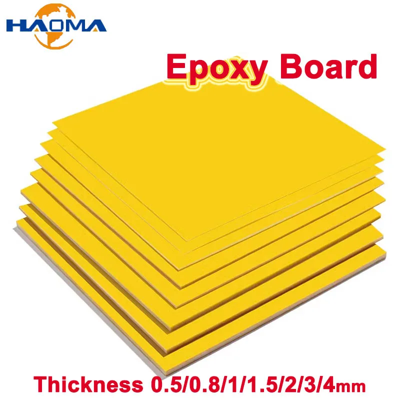 

Epoxy Plate 3240 Fiberglass Fiber Glass Sheet High Temperature Resistant Circuit Insulation Board Battery Pack DIY 0.5~4mm