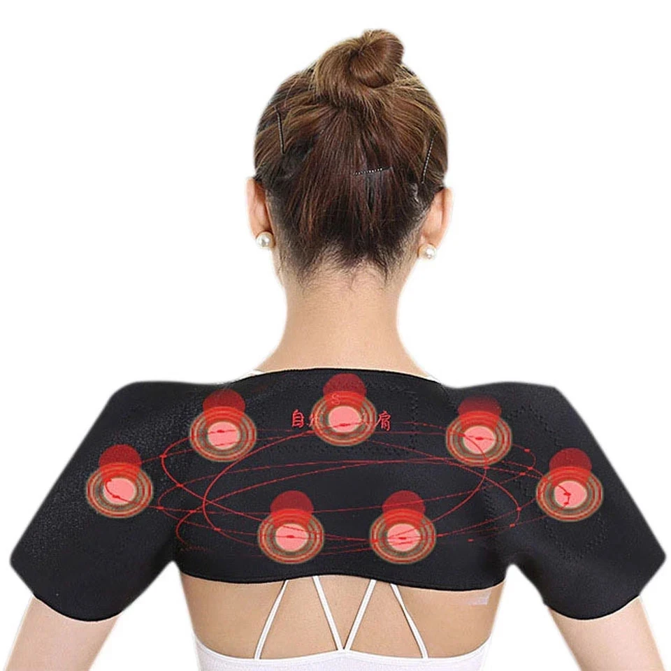 

Tourmaline Self-heating Unisex Heat Therapy Pad Shoulder Protector Support Belt Muscle Pain Relief Health Care Heating Belt