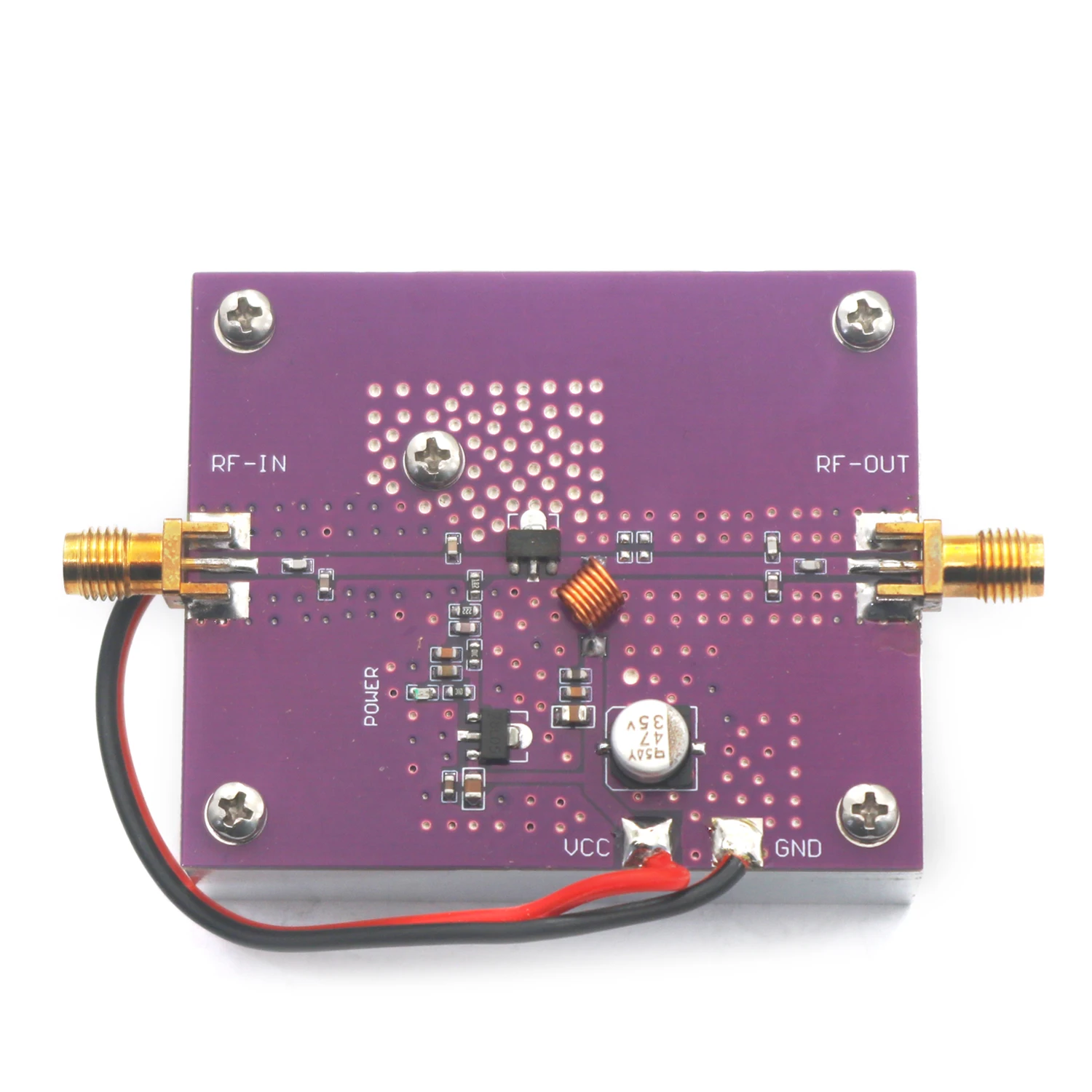 Connecteurs d'entrée et sortie du booster RF 433MHz 315MHz pour radio amateur
