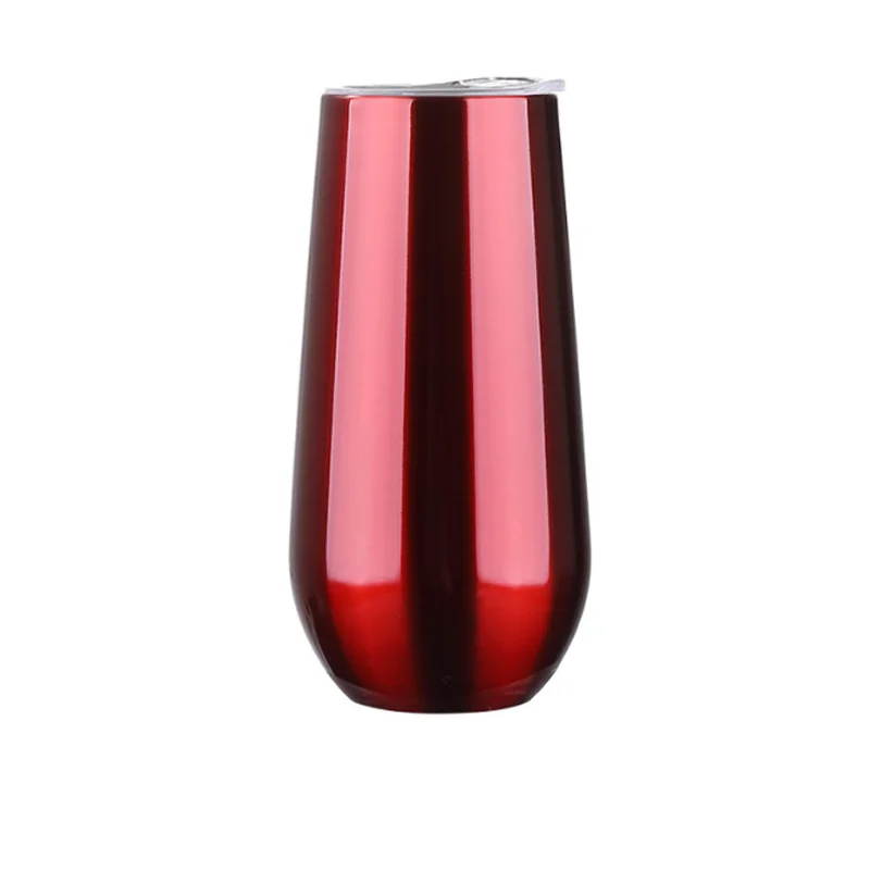 Description Picture 5 of item6oz Wine Tumbler with Lid Stainless Steel Mug Insulated Thermos Champagne Flute Bridesmaid Gifts