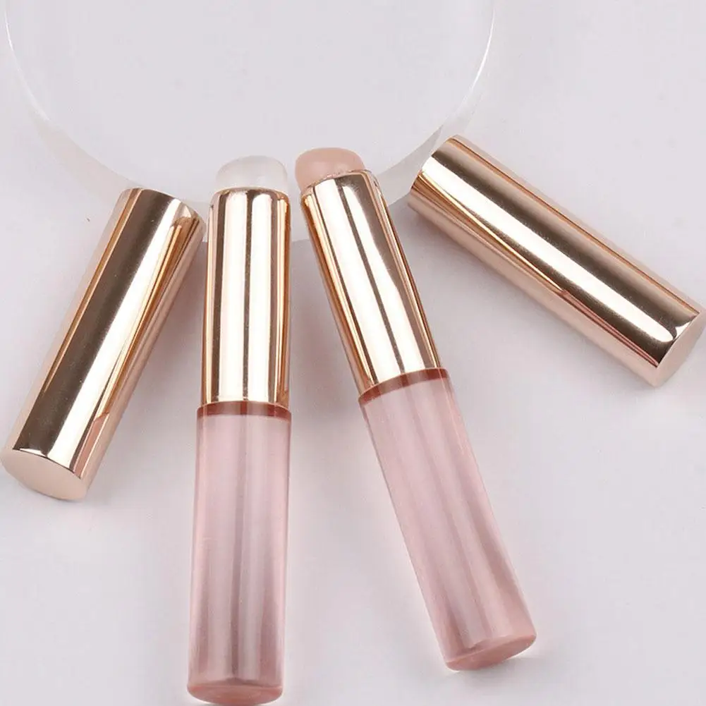 Silicone Lip Brush Angled Concealer Makeup Brush Tool Portable Round Head Like Fingertips Q Soft Lipstick Concealer