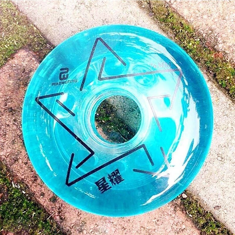 

Original Diamond Inline Roller Skates Wheels 83A Slalom Transparent Roller 64 68 70 72 76 80mm Slalom Slide Roller Skating Tires