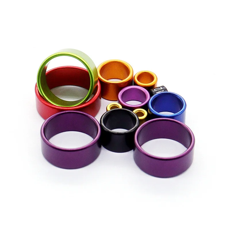 100PCS, Color & Size Customization (no engraving), unmarked large bird leg rings aluminum closed rings