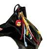 Keychain mouth colorful cute sausage backpack funny ins style student couple backpack hanging chain decoration 5