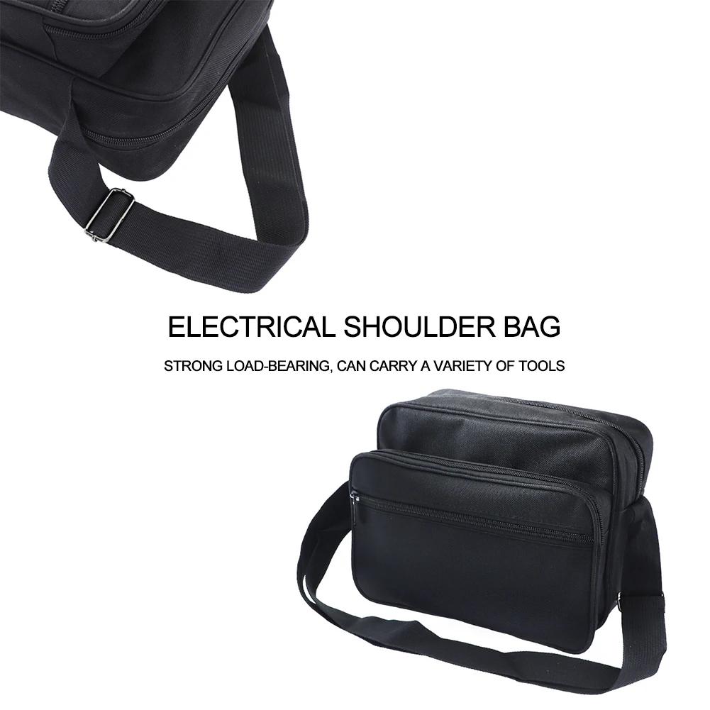 옥스포드 캔버스 치즐 가방 다기능 전기 도구 키트 숄더 백 하드웨어 부품 전기 도구 키트 도구 가방