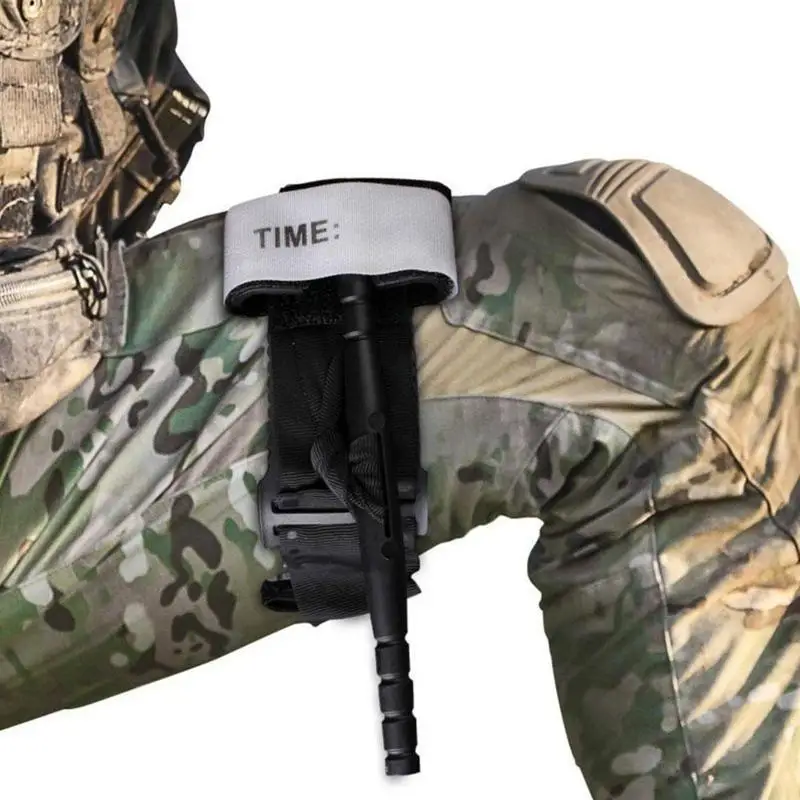 65/75/95cm Tourniquet Survival Tactical Combat Application Red Tip Military Medical Emergency Belt Aid for Outdoor Exploration