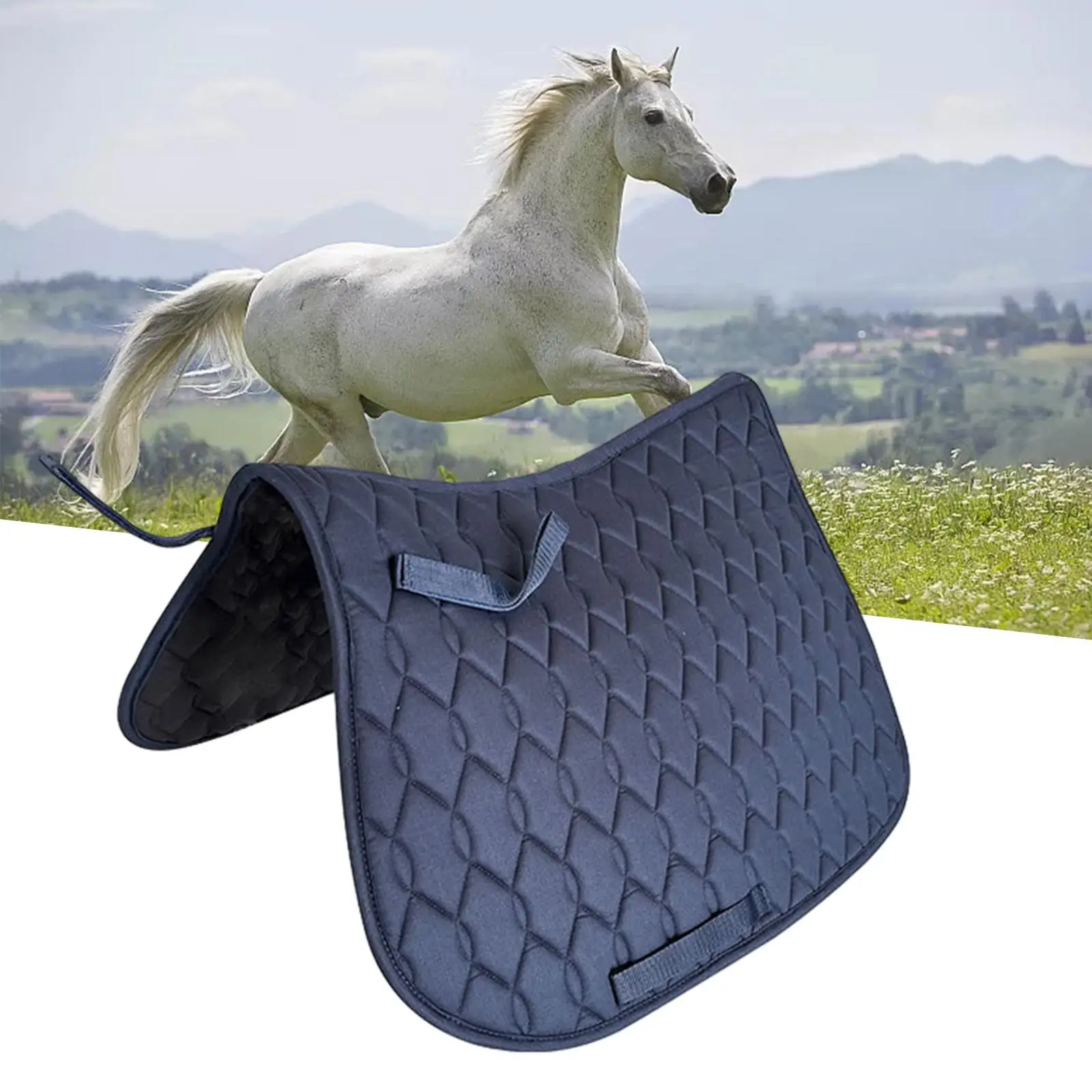 Saddle Pad Padding Durable Horse Riding Seats Saver Pad Breathable Shock Pad