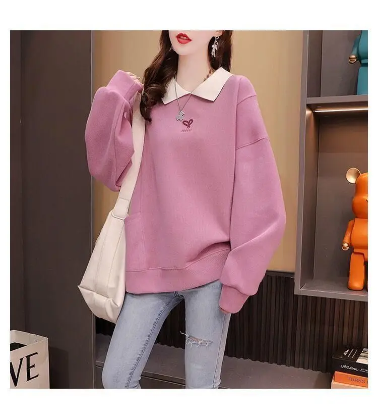 Streetwear Polo Neck Sweatshirt 6