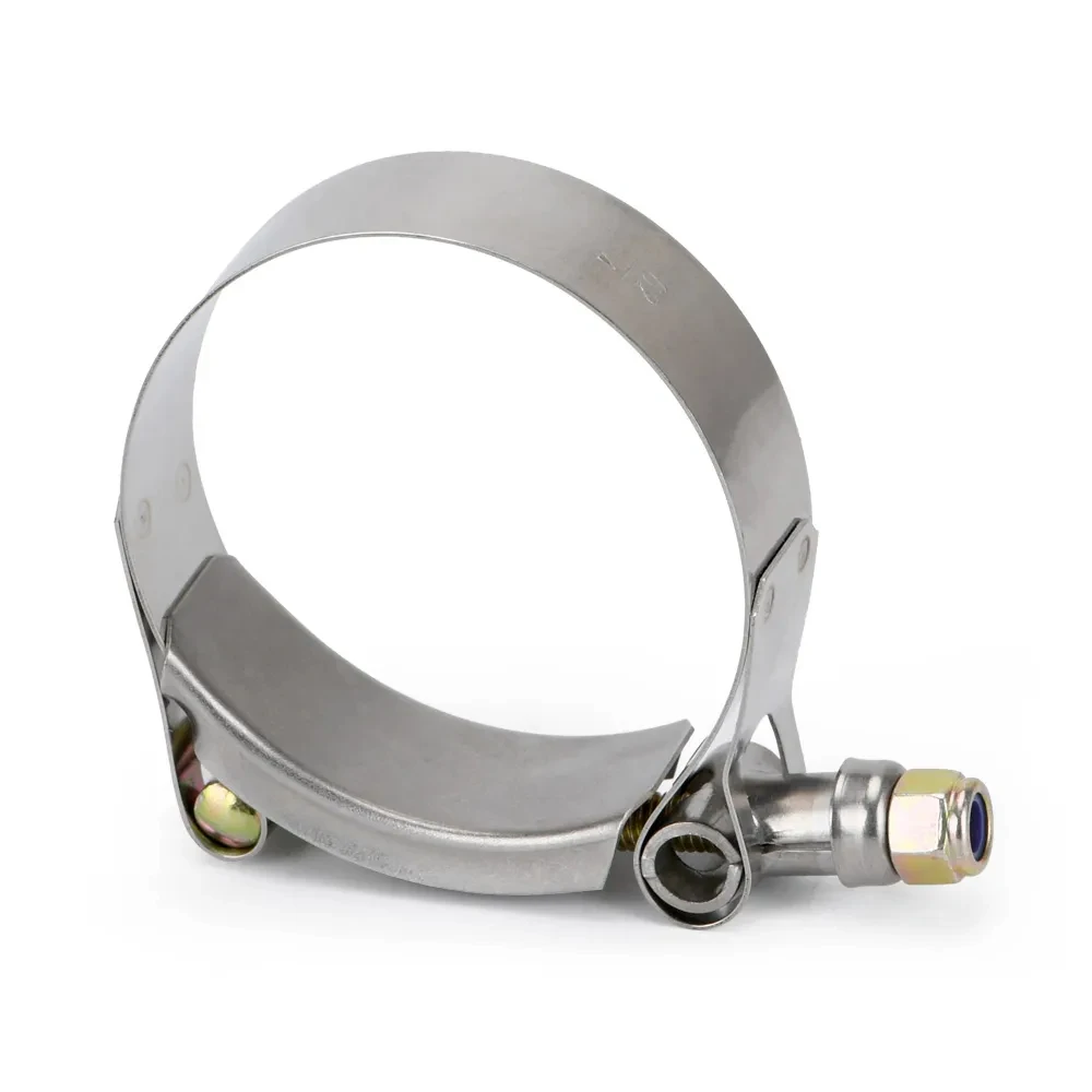 2/2.25/ 2.5/ 2.75/ 3/ 3.25/ 3.5/4" T-Bolt Exhaust 304 Clamp Intake Turbo Exhaust Intercooler Silicone Coupler Steel Hose Clamps silicone coupler hose clamps