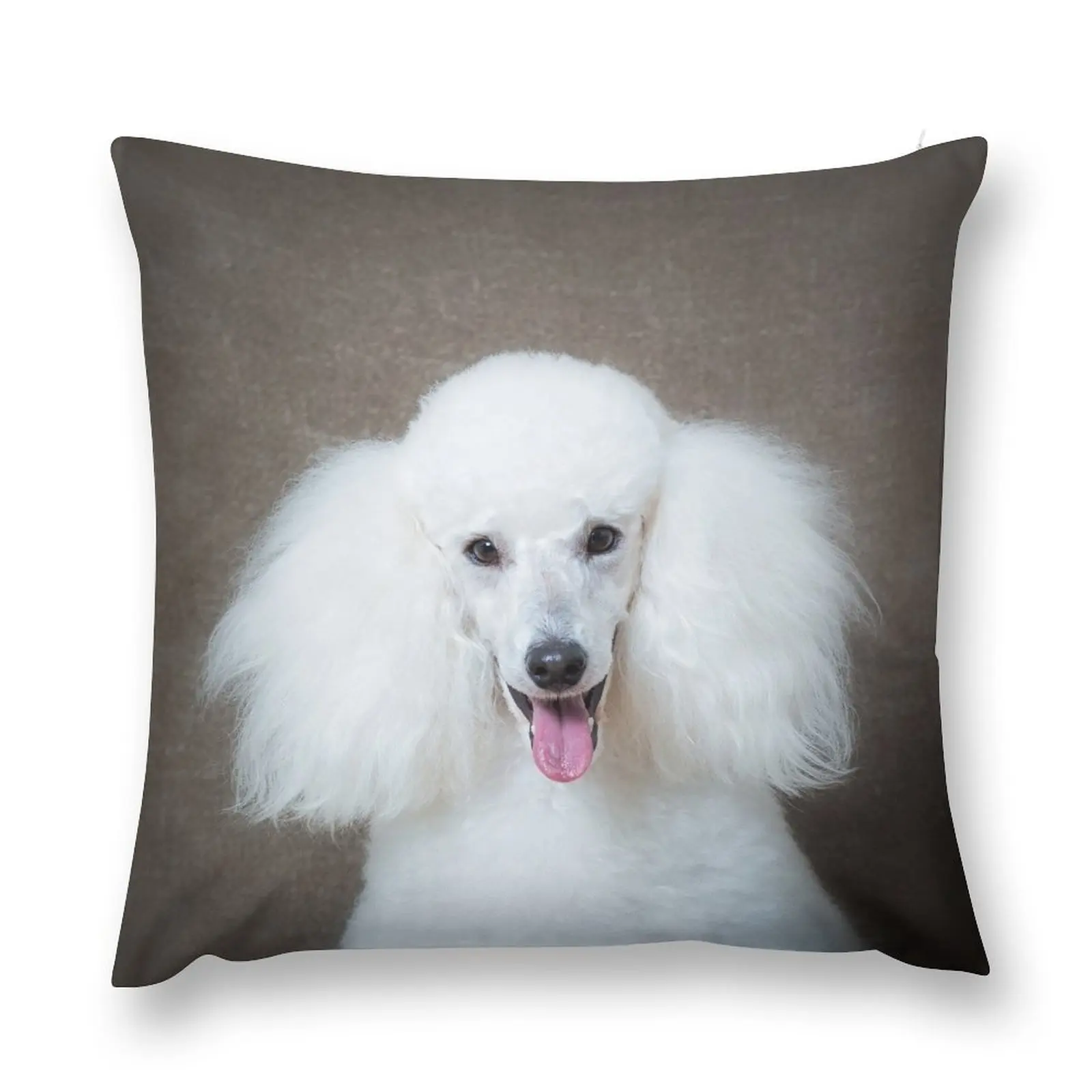

White poodle cushion Throw Pillow luxury sofa pillows Sofa Cushions Cover