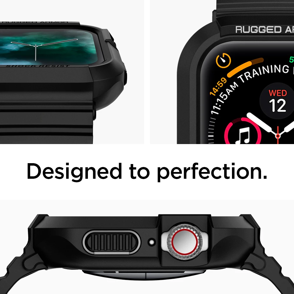 Spigen Rugged Armor Pro Case Band for Apple Watch Series (45