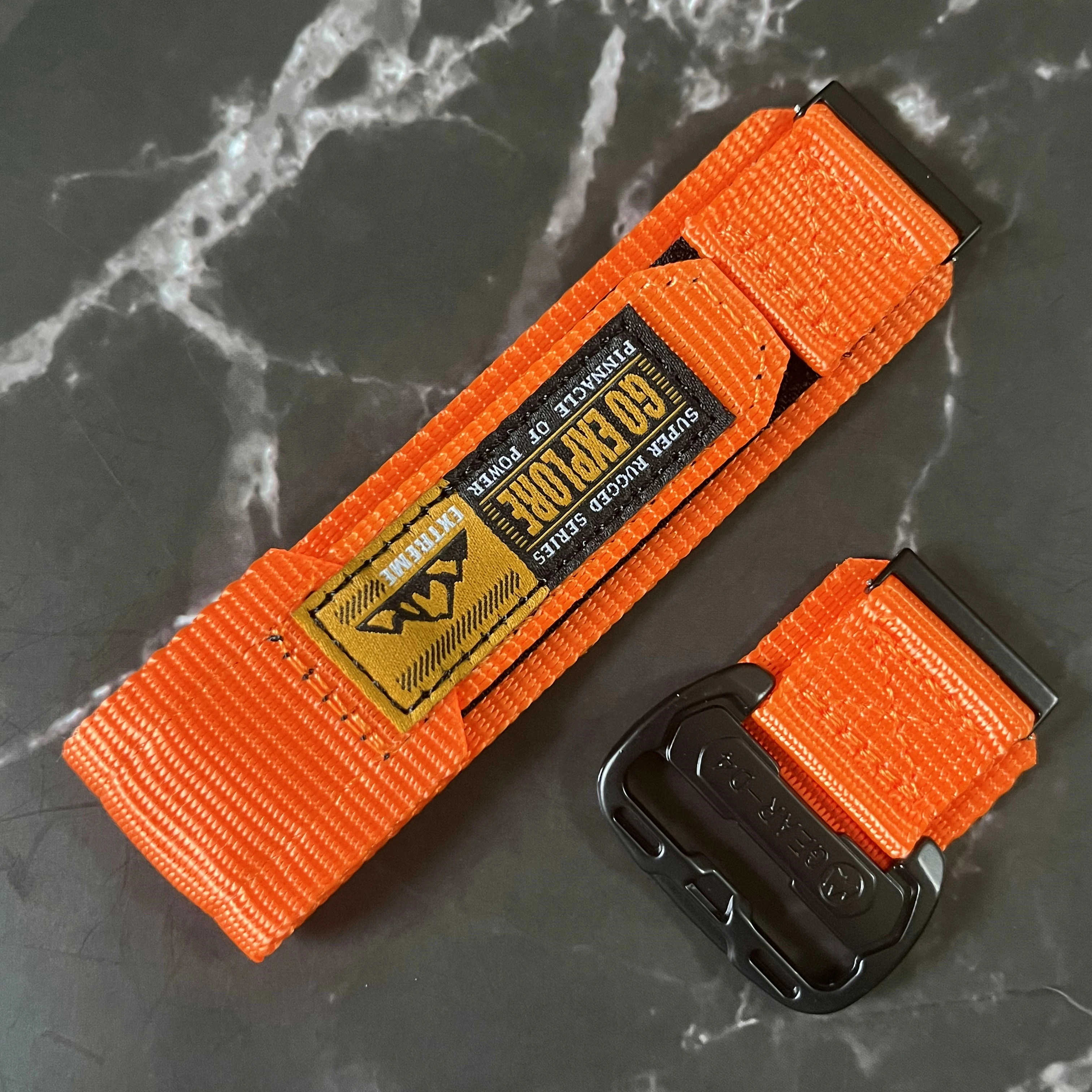 Premium 24mm Suunto Nylon Loop Strap - Easy Fit and Replaceable Wristband Belt